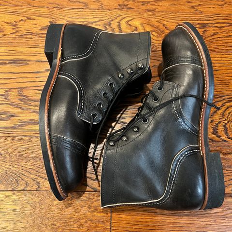 Red Wing Iron Ranger in S.B. Foot Charcoal Rough and Tough