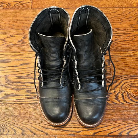 Red Wing Iron Ranger in S.B. Foot Charcoal Rough and Tough