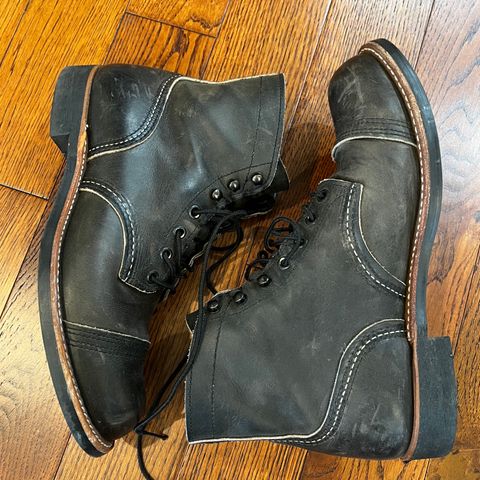 Red Wing Iron Ranger in S.B. Foot Charcoal Rough and Tough