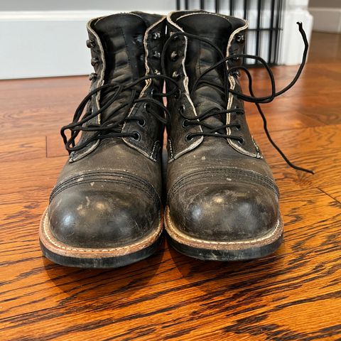 Red Wing Iron Ranger in S.B. Foot Charcoal Rough and Tough