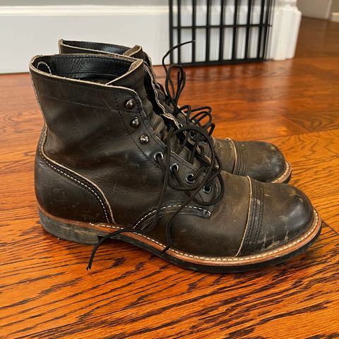 Red Wing Iron Ranger in S.B. Foot Charcoal Rough and Tough