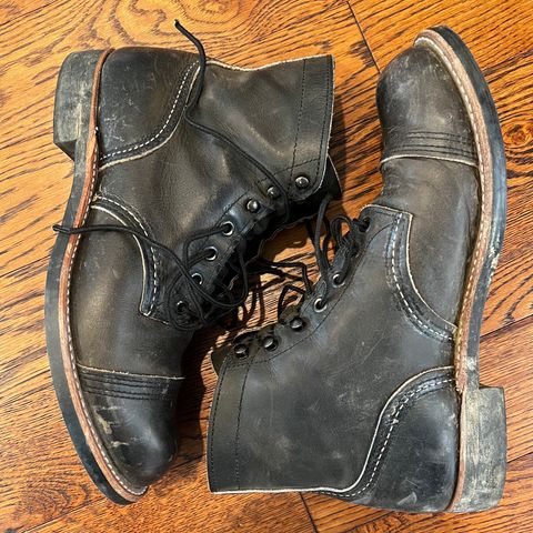 Red Wing Iron Ranger in S.B. Foot Charcoal Rough and Tough