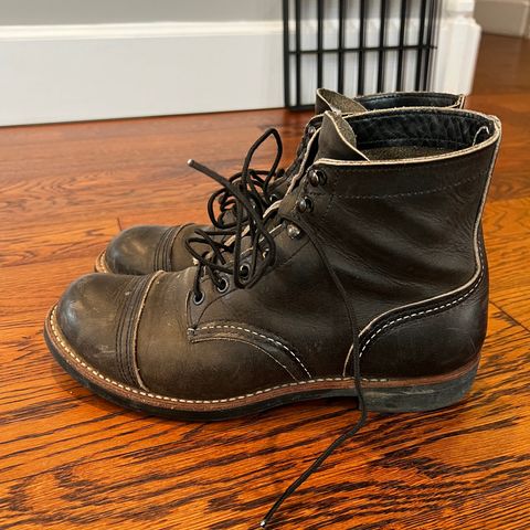 Red Wing Iron Ranger in S.B. Foot Charcoal Rough and Tough