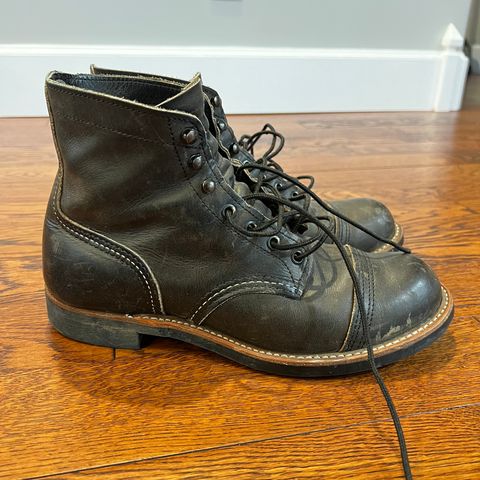 Red Wing Iron Ranger in S.B. Foot Charcoal Rough and Tough