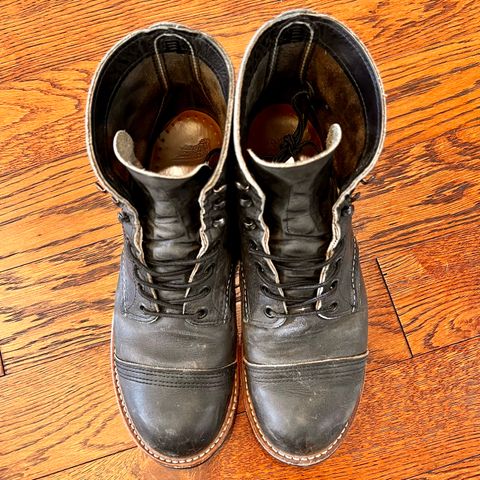 Red Wing Iron Ranger in S.B. Foot Charcoal Rough and Tough