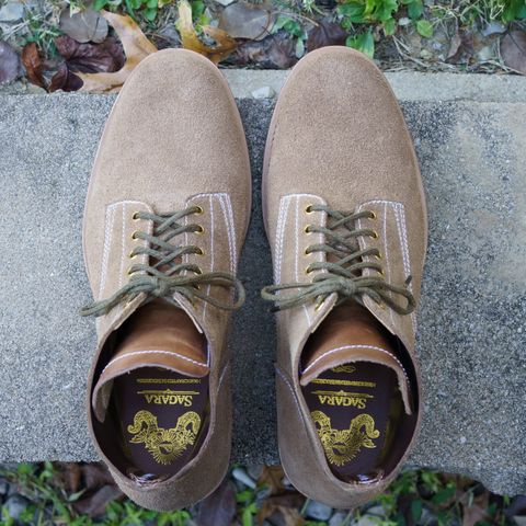 Sagara Boondocker in Horween Natural Chromexcel Roughout