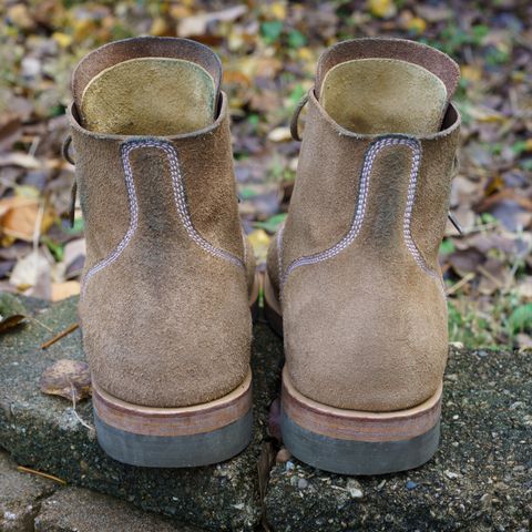 View photo of Sagara Boondocker in Horween Natural Chromexcel Roughout