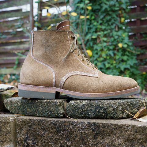 View photo of Sagara Boondocker in Horween Natural Chromexcel Roughout