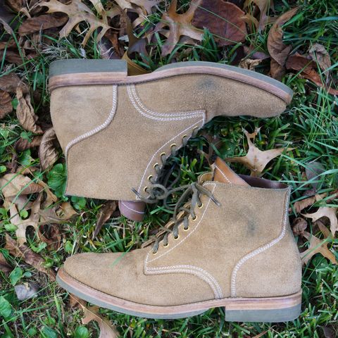 View photo of Sagara Boondocker in Horween Natural Chromexcel Roughout