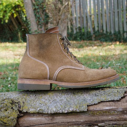 View photo of Sagara Boondocker in Horween Natural Chromexcel Roughout