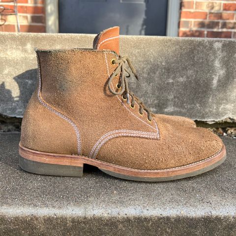 View photo of Sagara Boondocker in Horween Natural Chromexcel Roughout