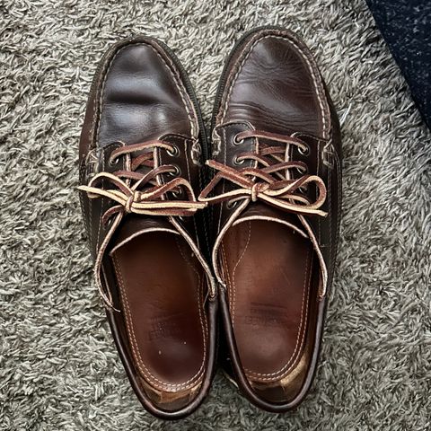 Oak Street Bootmakers Trail Oxford in Horween Brown Chromexcel