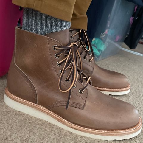 Oak Street Bootmakers Field Boot in Horween Natural Chromexcel