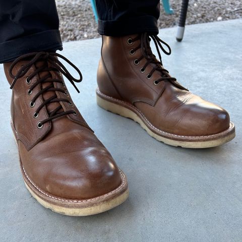Oak Street Bootmakers Field Boot in Horween Natural Chromexcel