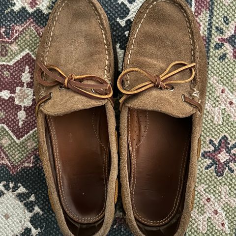 Oak Street Bootmakers Camp Moc in Horween Natural Chromexcel Roughout
