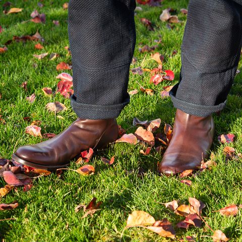 View photo of Clinch Jodhpur Boots in Brown French Calfskin