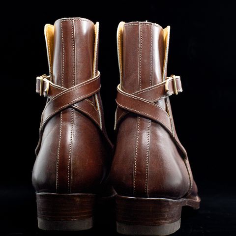 Search result thumbnail of Clinch Jodhpur Boots in Brown French Calfskin