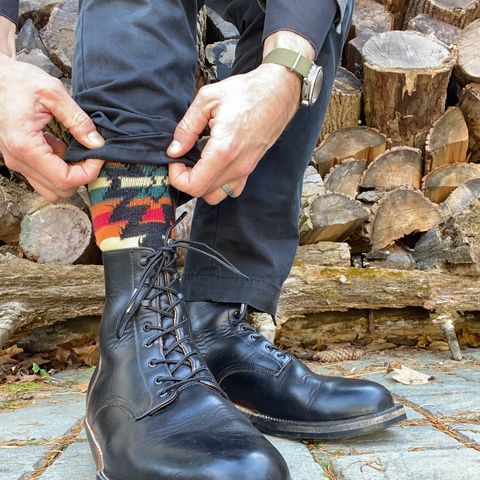 Unmarked DB Hunter in Horween Black Chromexcel