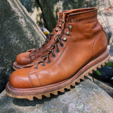 Unmarked Archie Boots in Chahin Armagnac Heavy Cowhide
