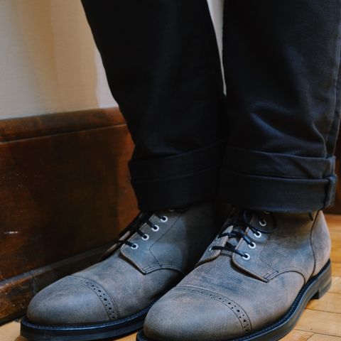 Grant Stone Garrison Boot in Gallun Teton Waxy Stag