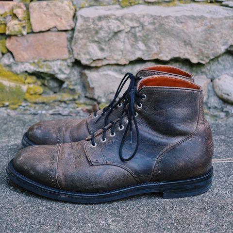 Grant Stone Garrison Boot in Gallun Teton Waxy Stag