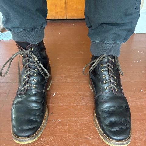 WM1978 French Army Boot in Horween London Bus Red Dublin