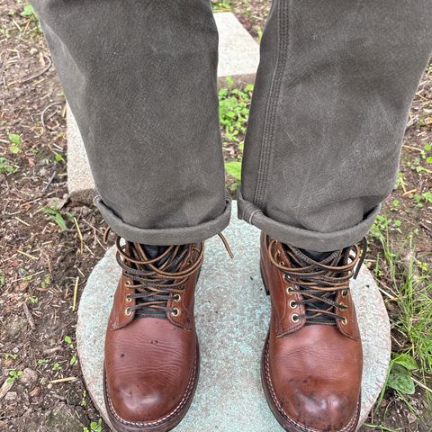 Viberg Service Boot in Horween Brown Chromexcel
