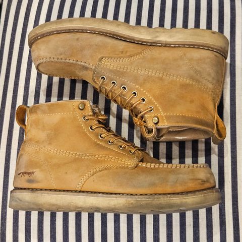 Search result thumbnail of Golden Fox Golden Fox / 6" Moc Toe Wedge Pro Work Boots in Golden Fox / Nubuck