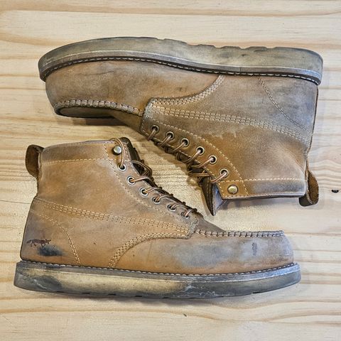 Golden Fox Golden Fox / 6" Moc Toe Wedge Pro Work Boots in Golden Fox / Nubuck