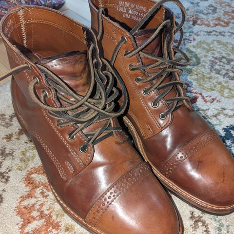 Rancourt & Co. Porter Boot in Horween Natural Shell Cordovan
