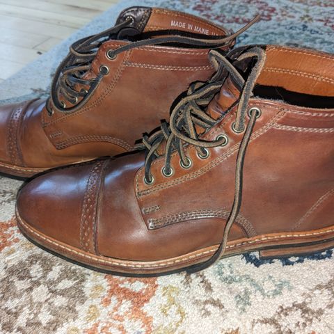Rancourt & Co. Porter Boot in Horween Natural Shell Cordovan