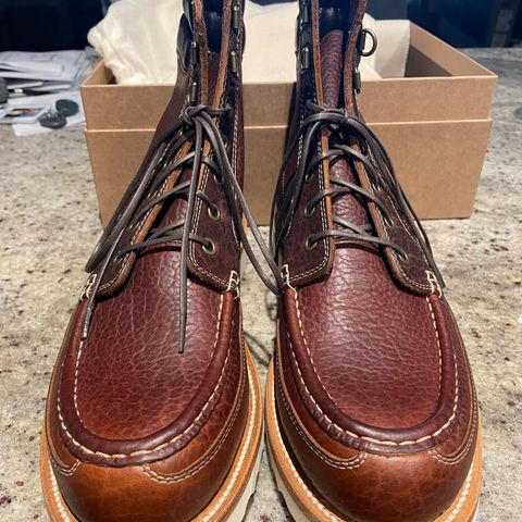 Grant Stone Field Boot in Seidel Walnut Bison