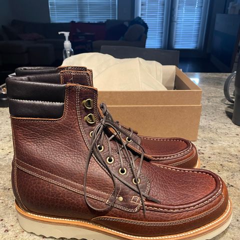 Grant Stone Field Boot in Seidel Walnut Bison