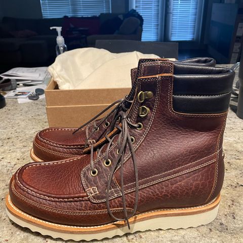 Grant Stone Field Boot in Seidel Walnut Bison