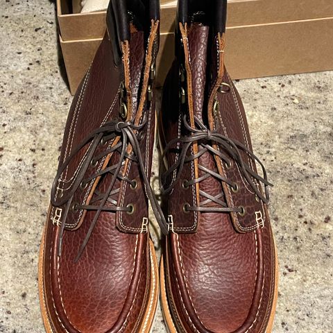 Grant Stone Field Boot in Seidel Walnut Bison