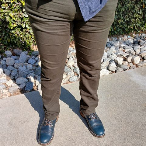 Unmarked DB Hunter Cap Toe in Horween Navy Chromexcel