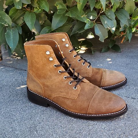 Thursday Captain in Safari WeatherSafe Suede