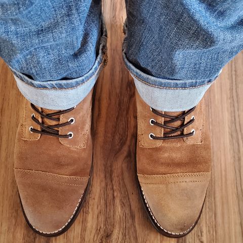 Thursday Captain in Safari WeatherSafe Suede