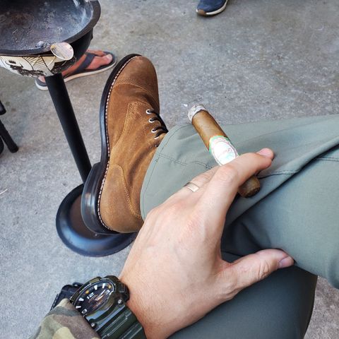 Thursday Captain in Safari WeatherSafe Suede