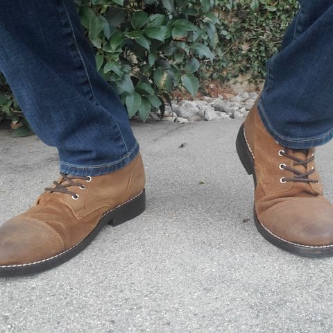 Thursday Captain in Safari WeatherSafe Suede