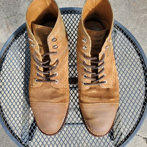 Thursday Captain in Safari WeatherSafe Suede