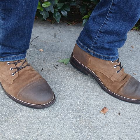 Thursday Captain in Safari WeatherSafe Suede
