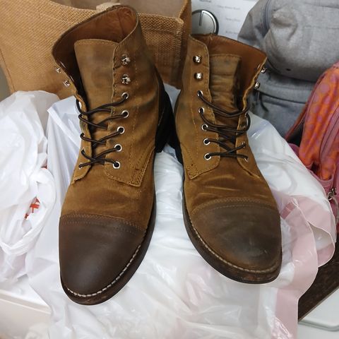 Thursday Captain in Safari WeatherSafe Suede
