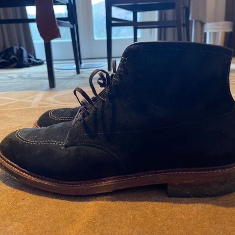 Alden Indy Boot in Horween Earth Reverse Chamois