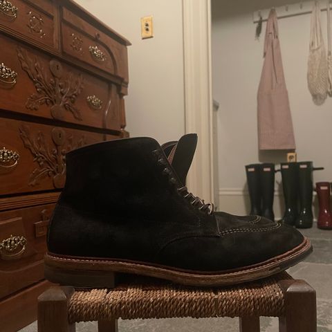 Alden Indy Boot in Horween Earth Reverse Chamois