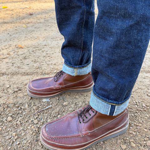 Russell Moccasin Custom Model in Seidel Crust Double Shot