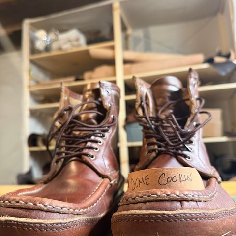 Russell Moccasin Custom Model in Seidel Crust Double Shot