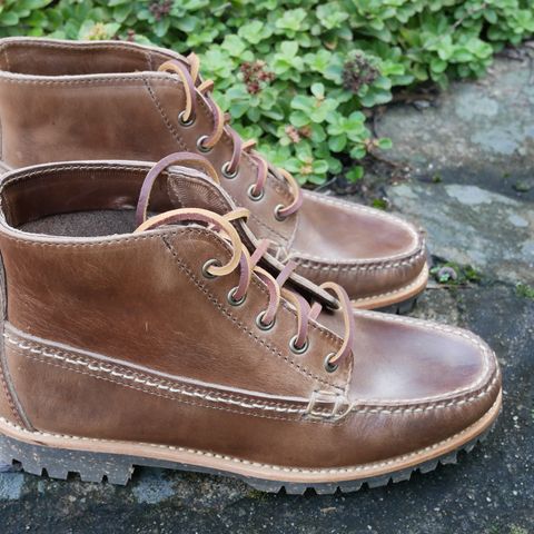 Oak Street Bootmakers Camp Boot in Horween Natural Chromexcel
