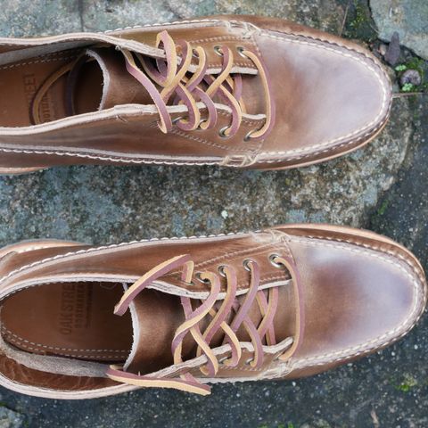 Oak Street Bootmakers Camp Boot in Horween Natural Chromexcel