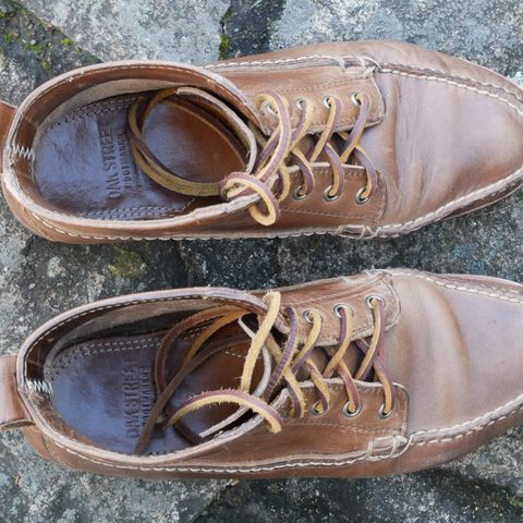 Oak Street Bootmakers Camp Boot in Horween Natural Chromexcel